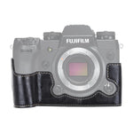قاعدة نصف غطاء كاميرا من جلد PU بخيط 1/4 بوصة لكاميرا FUJIFILM X-H1، لكاميرا FUJIFILM X-H1، لكاميرا FUJIFILM XH1