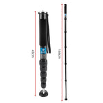 حامل عصا أحادية ألياف الكربون كاميرا BEXIN P336C للسفر والبث المباشر، P336C