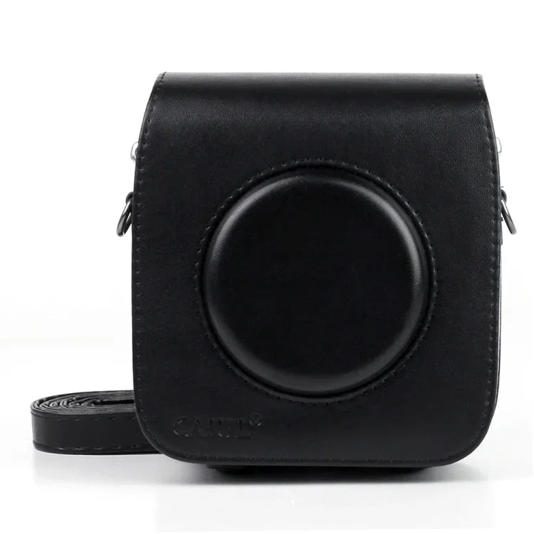 حقيبة واقية من الجلد الصناعي الكلاسيكي لكاميرا FUJIFILM Instax SQUARE SQ10، مع حزام كتف قابل للتعديل، SQ10