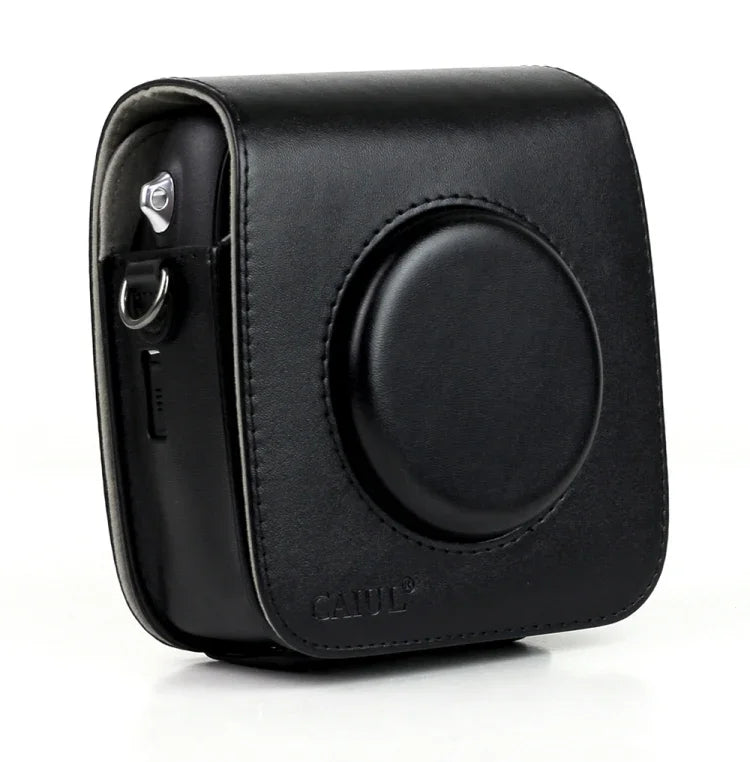 حقيبة واقية من الجلد الصناعي الكلاسيكي لكاميرا FUJIFILM Instax SQUARE SQ10، مع حزام كتف قابل للتعديل، SQ10