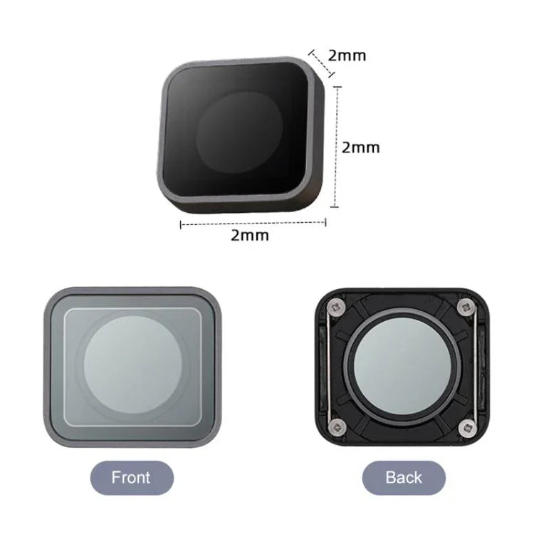 قطعة إصلاح عدسة واقية من الأشعة فوق البنفسجية UV لكاميرات GoPro HERO7 /6 Black /5 Black، لمرشحات UV لكاميرا GoPro HERO5