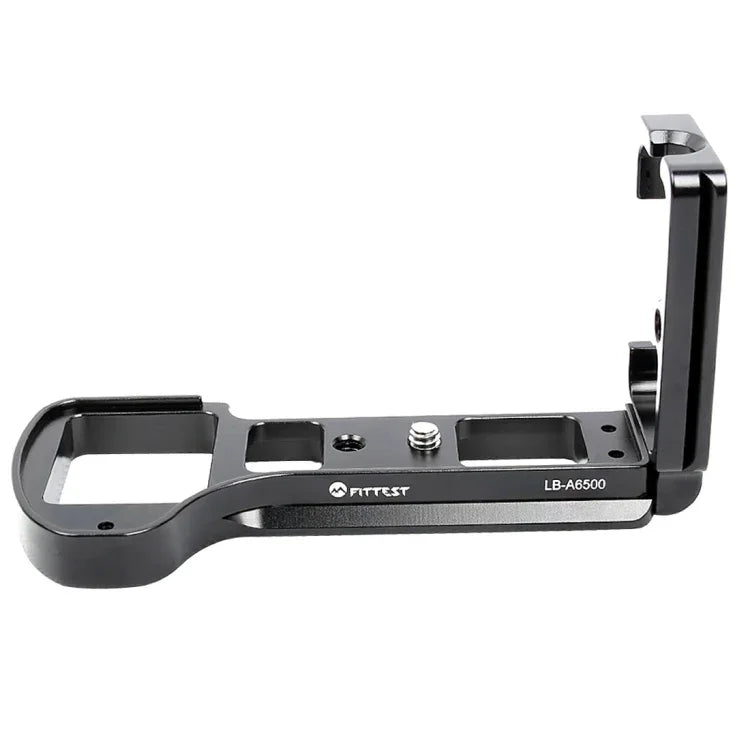 حامل قاعدة لوحة L سريعة التحرير للتصوير الرأسي FITTEST LB-A6500 لكاميرا Sony ILCE-6500 (A6500) مع رأس كروي معدني