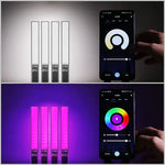 LUXCeO P6 RGB ضوء فيديو LED عصا ملونة للتحكم اليدوي عبر التطبيق، ضوء تعبئة LED كامل الألوان، P6