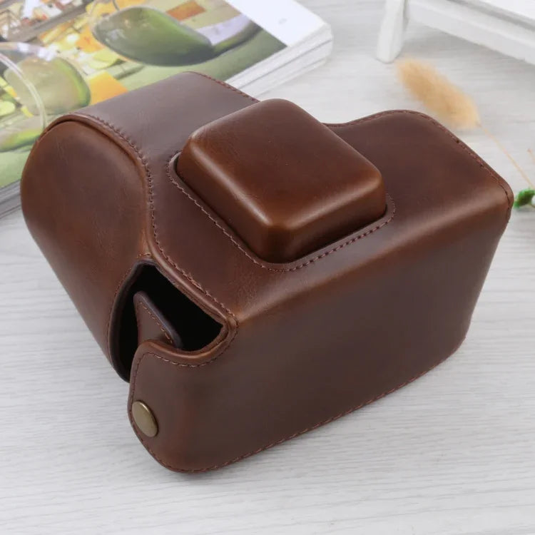 Full Body Camera PU Leather Case Bag with Strap for Olympus E-PL3 / E-PM1, For Olympus E-PL3