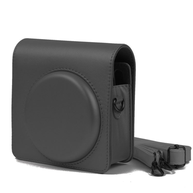 حقيبة جلد PU لامعة لامعة لكاميرا FUJIFILM Instax SQUARE SQ6، مع حزام كتف قابل للتعديل، SQ6