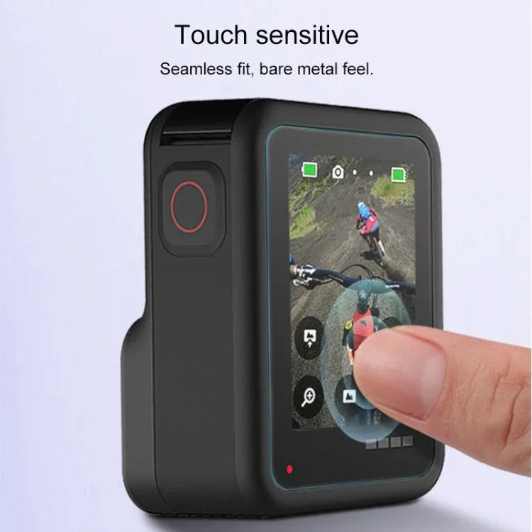فيلم حماية عدسة كاميرا عالي الدقة + واقي شاشة LCD عالي الدقة لكاميرا GoPro HERO8 Black