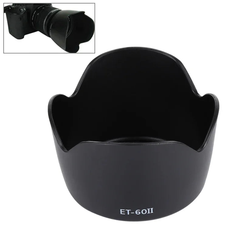 غطاء عدسة ET-60II لتظليل عدسات EF 55-250 IS، EF 75-300III USM، EF 90-300MM f/4-5.6، ET-60II