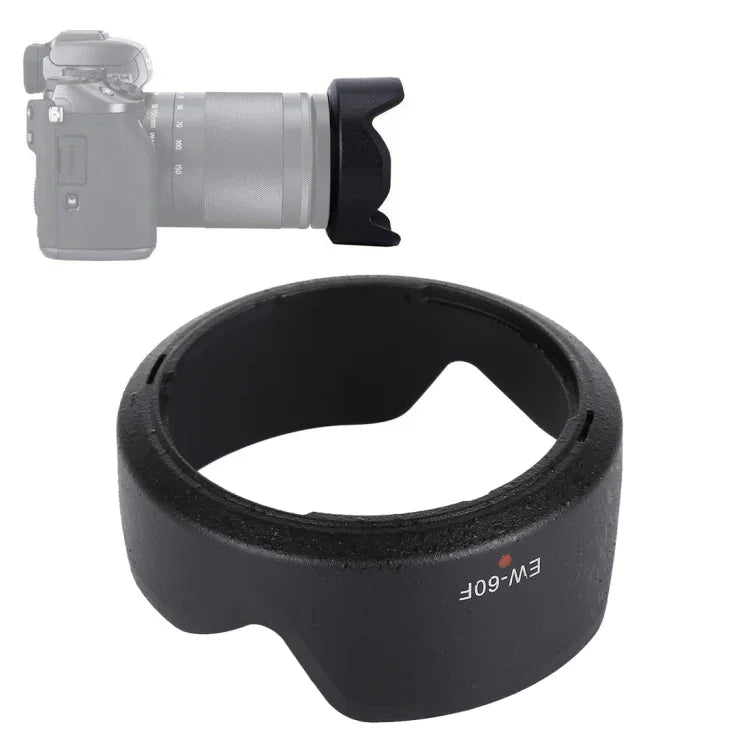 غطاء عدسة EW-60F لعدسة كانون EF-M 18-150mm f/3.5-6.3 IS STM، EW-60F