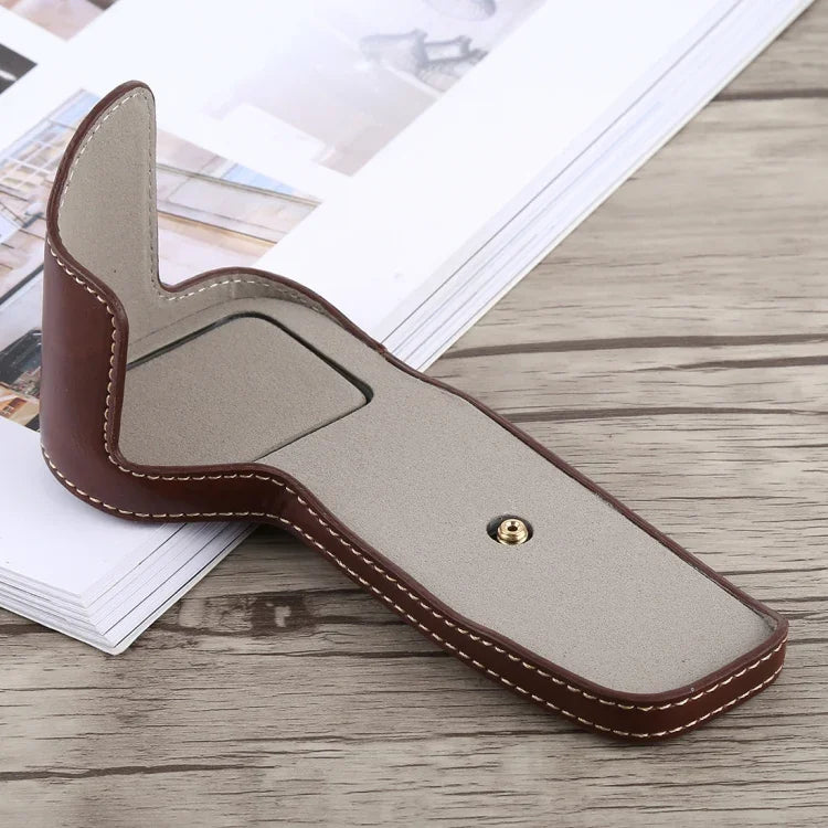 1/4 inch Thread PU Leather Camera Half Case Base for Canon EOS 6D /  6D Mark II, For Canon 6D2