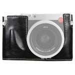 قاعدة حافظة كاميرا نصفية من جلد PU بقطر 1/4 بوصة لـ Leica Q (Typ 116)، لـ Leica Q