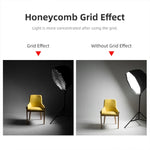 موزع ضوء فلاش Speedlite على شكل ثماني الأضلاع بقطر 120 سم مع شبكة خلايا عسلية من TRIOPO S120، قطر 120 سم