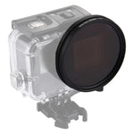 فلتر عدسة CPL دائري 3 في 1 بحجم 58 مم مع غطاء لكاميرا GoPro HERO7 Black/6 /5، فلتر عدسة CPL بحجم 58 مم
