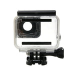 غطاء واقي مقاوم للماء لكاميرا GoPro HERO6 /5 + غطاء خلفي مجوف مع مشبك حامل أساسي وبرغي، غطاء مقاوم للماء