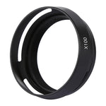 غطاء عدسة معدني مهوي مقاس 49 مم لكاميرا Fujifilm X100، LA-49 X100 (أسود)، LA-49 X100 (فضي)