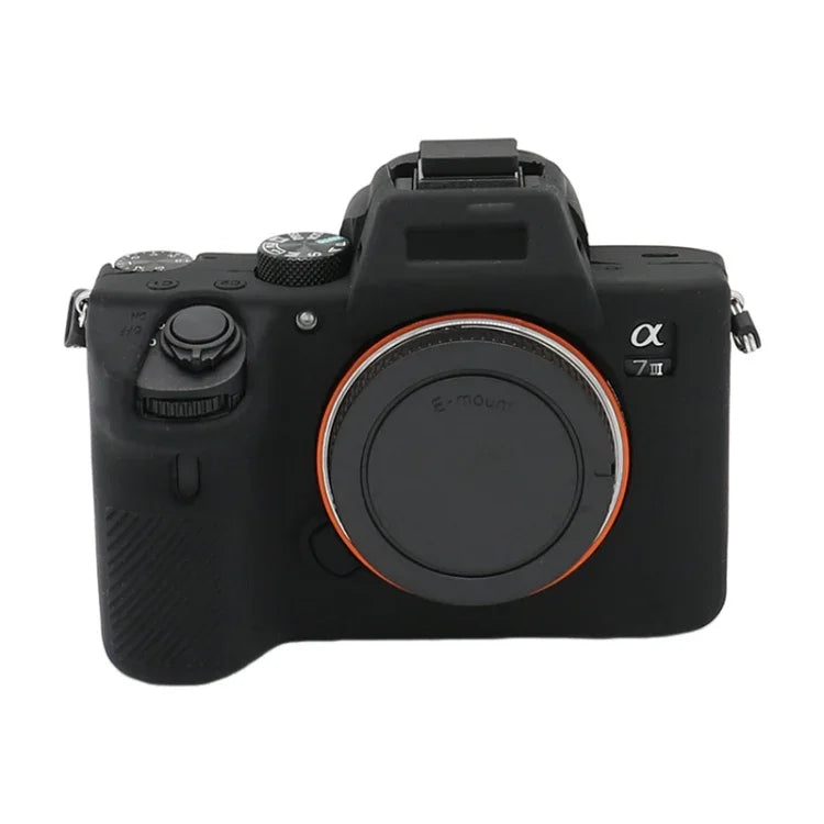 غطاء حماية سيليكون ناعم لكاميرا سوني A7 III / ILCE-7M3 / A7R III، لكاميرا سوني A7 III / ILCE-7M3 / A7R III
