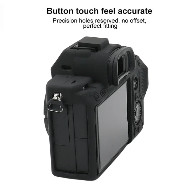 غطاء حماية سيليكون ناعم لكاميرا سوني A7 III / ILCE-7M3 / A7R III، لكاميرا سوني A7 III / ILCE-7M3 / A7R III
