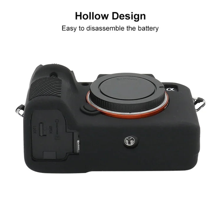 غطاء حماية سيليكون ناعم لكاميرا سوني A7 III / ILCE-7M3 / A7R III، لكاميرا سوني A7 III / ILCE-7M3 / A7R III