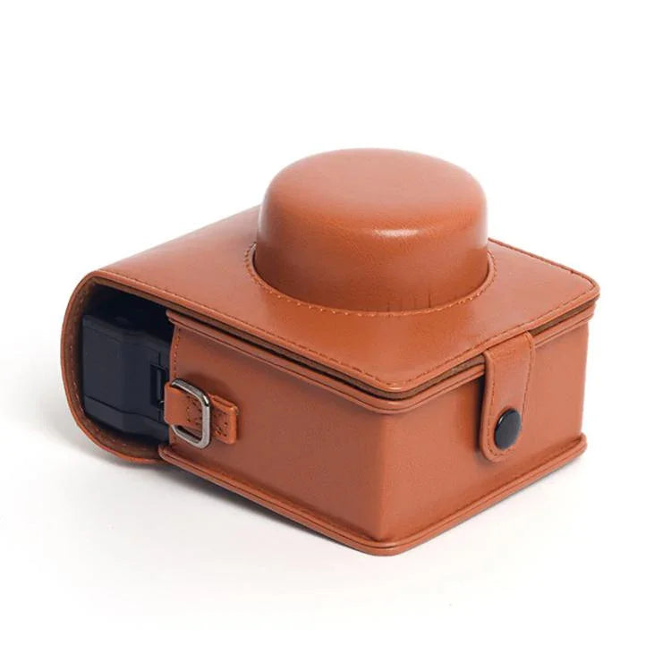 حقيبة كاميرا جلد PU عتيقة لكاميرا LOMO Automat Instax