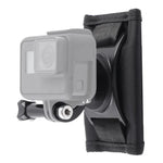 مشبك تثبيت حقيبة ظهر بشريط لاصق مع مسمار لتركيب كاميرات GoPro وInsta360 وDJI وغيرها