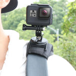 مشبك تثبيت حقيبة ظهر بشريط لاصق مع مسمار لتركيب كاميرات GoPro وInsta360 وDJI وغيرها