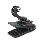 RUIGPRO حامل مشبك دوار 360 درجة على شكل J مع مسمار لتثبيت كاميرات GoPro HERO9 Black / HERO8 Black / HERO7 /6 /5، DJI Osmo Action، Xiaoyi وكاميرات الحركة الأخرى