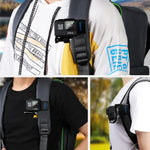 RUIGPRO حامل مشبك دوار 360 درجة على شكل J مع مسمار لتثبيت كاميرات GoPro HERO9 Black / HERO8 Black / HERO7 /6 /5، DJI Osmo Action، Xiaoyi وكاميرات الحركة الأخرى