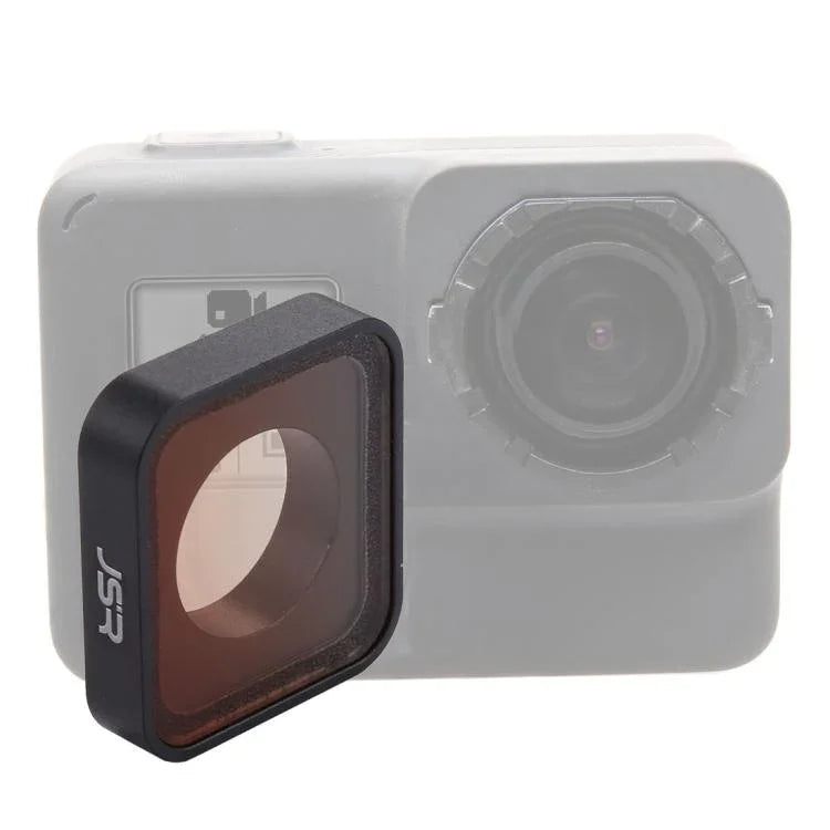 فلتر عدسة ملون متدرج قابل للتركيب JSR لكاميرا GoPro HERO6 /5، لون متدرج (برتقالي)، لون متدرج (أزرق)