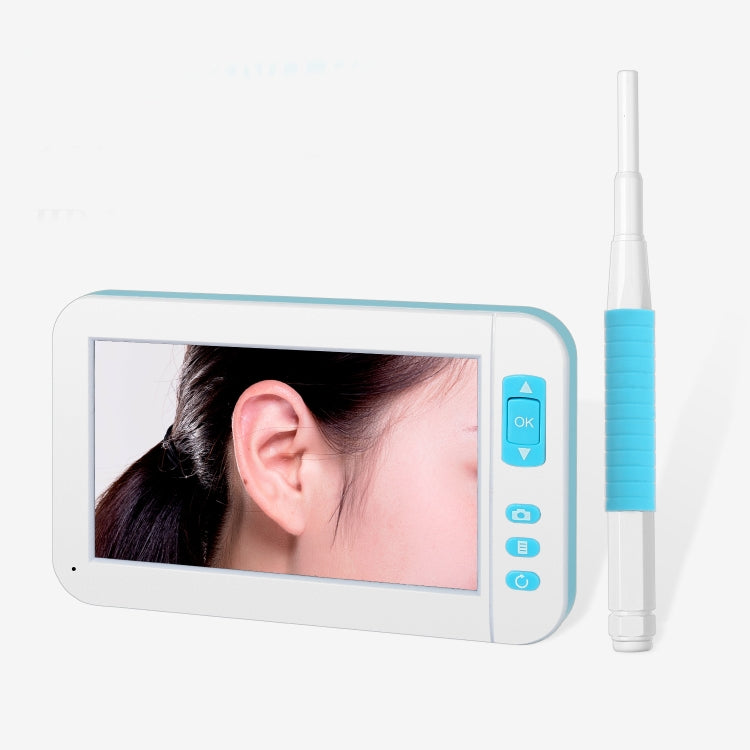 C01 شاشة عرض 4.3 بوصة منظار بصري للأذن HD1080P مع 6 مصابيح LED، القطر: 3.9mm، C01 3.9mm