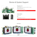 شاشة LCD Waveshare بحجم 2.8 بوصة بدقة 480x640 HDMI IPS (H) شاشة كاملة الترقيم