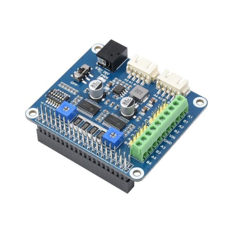 لوحة محرك خطوة Waveshare HRB8825 لـ Raspberry Pi، تشغل محركي خطوة، حتى 1/32 ميكروستيبينغ