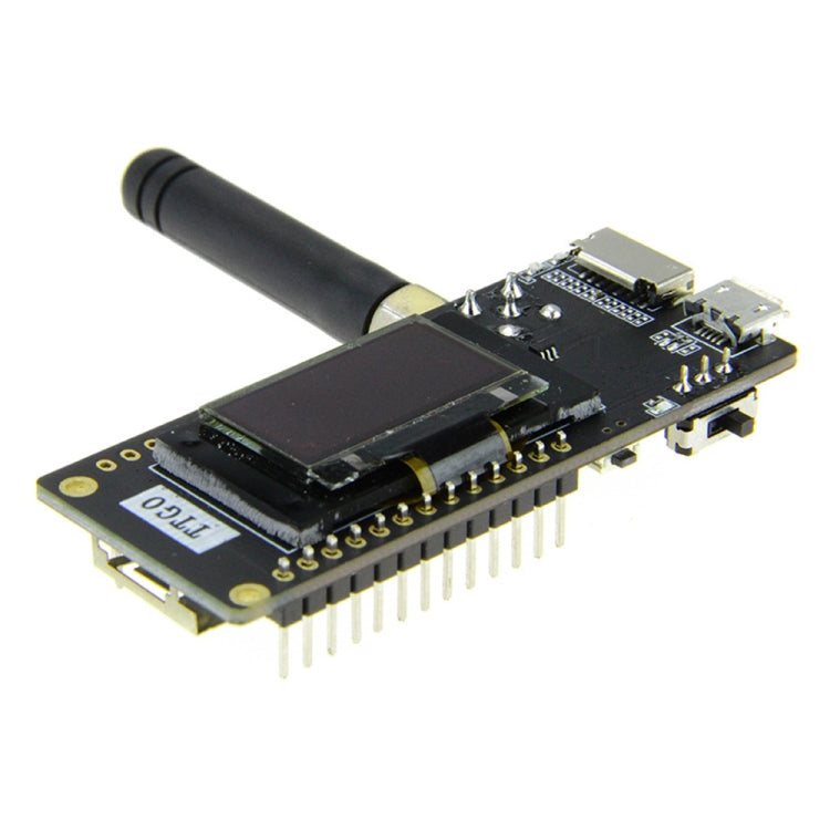 وحدة TTGO LORA32 V2.1 ESP32 شاشة OLED 0.96 بوصة بلوتوث واي فاي لاسلكية 915MHz SMA IP5306 مع هوائي، 915MHz