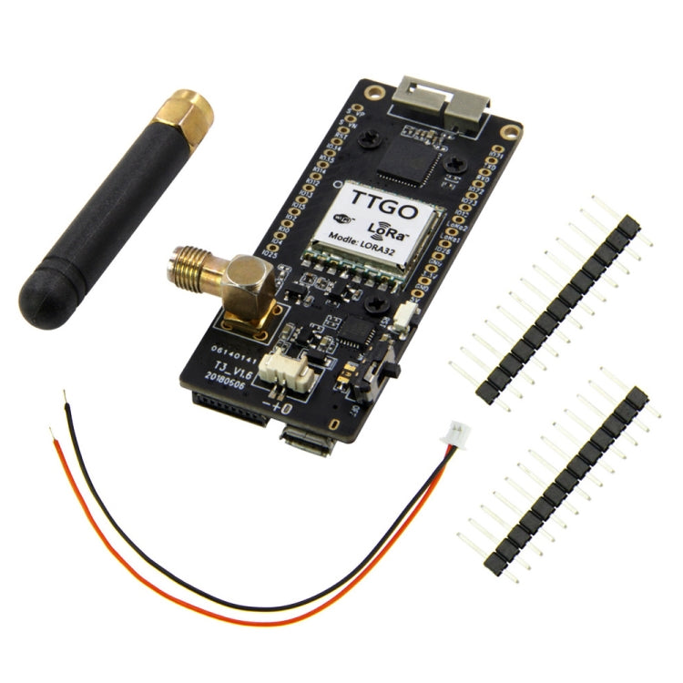 وحدة TTGO LORA32 V2.1 ESP32 شاشة OLED 0.96 بوصة بلوتوث واي فاي لاسلكية 915MHz SMA IP5306 مع هوائي، 915MHz