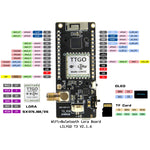 وحدة TTGO LORA32 V2.1 ESP32 شاشة OLED 0.96 بوصة بلوتوث واي فاي لاسلكية 915MHz SMA IP5306 مع هوائي، 915MHz