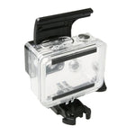 غطاء واقي مقاوم للماء لكاميرا رياضية Gopro HERO4 / 3+، قفل باب خلفي بلاستيكي ABS، غطاء واقي