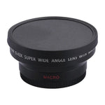 عدسة زاوية واسعة فائقة 62mm 0.43X مع عدسة ماكرو، 62mm