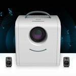 جهاز عرض فيديو للأطفال W-S1 بقوة 10W وسطوع 30 لومن بدقة HD 1080P بتقنية LCD، يدعم AV / USB / بطاقة Mini SD / HDMI / صوت