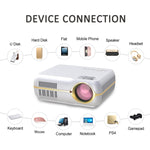 جهاز عرض ذكي DH-A10 بشاشة LCD بحجم 5.8 بوصة وسطوع 4200 لومن ودقة 1280 × 800P، مع جهاز تحكم عن بعد، نظام أندرويد 6.0، يدعم واي فاي، بلوتوث، HDMIx2، USBx2، VGA، AV IN/RCA، RJ45، LAN