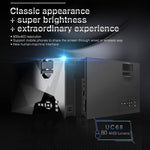 جهاز عرض LED منزلي متعدد الوسائط UC68 بسطوع 80 ANSI ودقة 800x400 HD 1080P، يدعم USB/SD/HDMI/VGA/IR، UC68 800x400