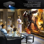جهاز عرض LED منزلي متعدد الوسائط UC68 بسطوع 80 ANSI ودقة 800x400 HD 1080P، يدعم USB/SD/HDMI/VGA/IR، UC68 800x400