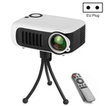 جهاز عرض محمول A2000 بسطوع 800 لومن وشاشة LCD لمسرح منزلي، يدعم 1080P، قابس الاتحاد الأوروبي