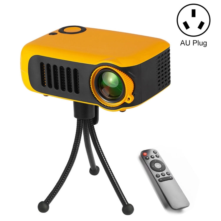 جهاز عرض محمول A2000 بسطوع 800 لومن وشاشة LCD لمسرح منزلي، يدعم 1080P، قابس أسترالي