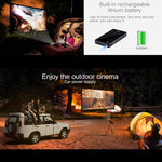 جهاز عرض ذكي محمول P09 بدقة 4K Ultra HD مع تحكم عن بعد بالأشعة تحت الحمراء، معالج Amlogic S905X رباعي النواة A53 بسرعة تصل إلى 1.5 جيجاهرتز، أندرويد 6.0، 1 جيجابايت + 8 جيجابايت، يدعم WiFi 2.4G/5G، بلوتوث، بطاقة TF