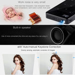 جهاز عرض ذكي محمول P09 بدقة 4K Ultra HD مع تحكم عن بعد بالأشعة تحت الحمراء، معالج Amlogic S905X رباعي النواة A53 بسرعة تصل إلى 1.5 جيجاهرتز، أندرويد 6.0، 1 جيجابايت + 8 جيجابايت، يدعم WiFi 2.4G/5G، بلوتوث، بطاقة TF