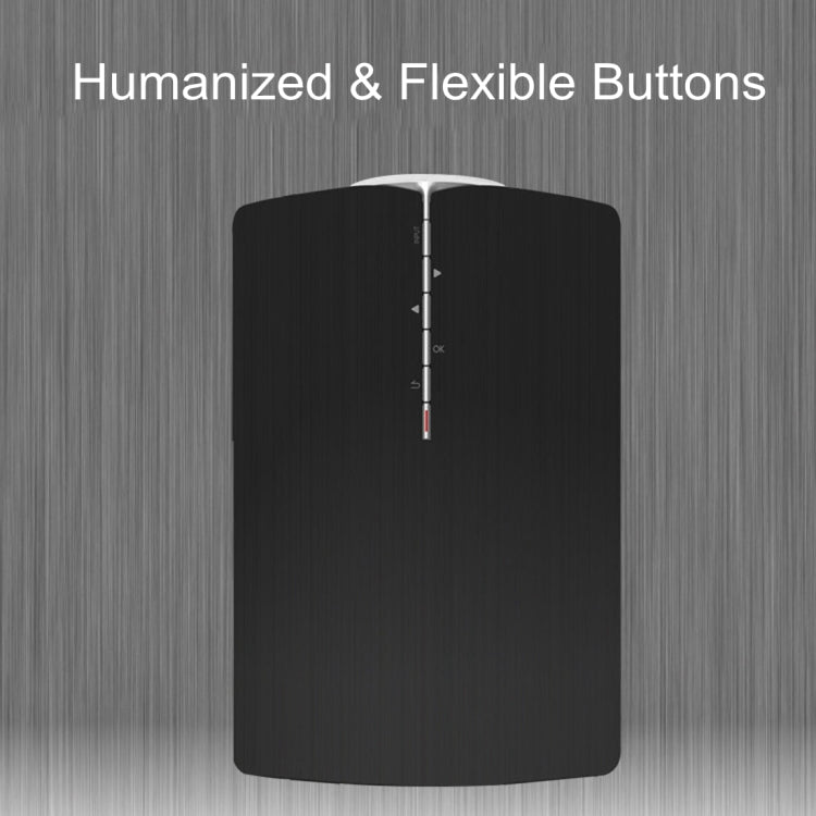 جهاز عرض LED YG510 بمستوى إضاءة 1200 لوكس ودقة 800*480، مسرح منزلي عالي الدقة، يدعم HDMI وVGA وAV وTF وUSB، YG510 أسود