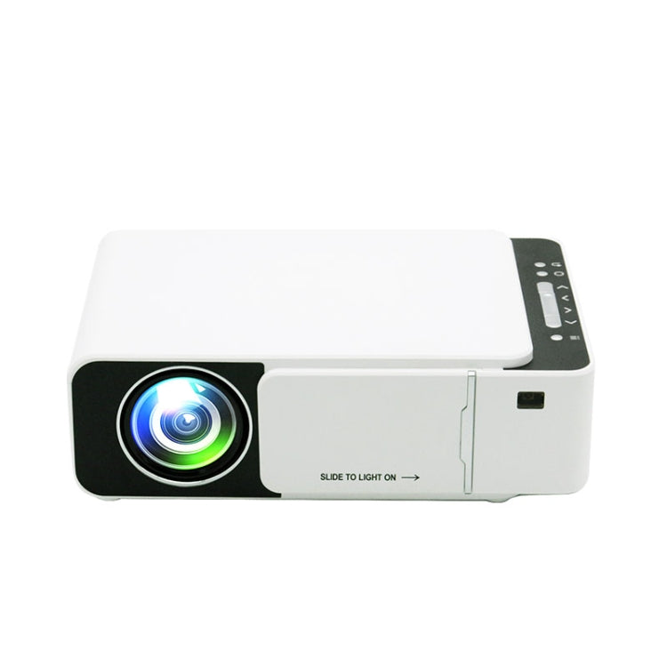 جهاز عرض ذكي T5 بتقنية LED+LCD، 100 لومن ANSI، دقة 800x400، 480P، يدعم HDMI / بطاقة SD / 2 × USB / صوت 3.5 مم، النسخة العادية، النسخة العادية