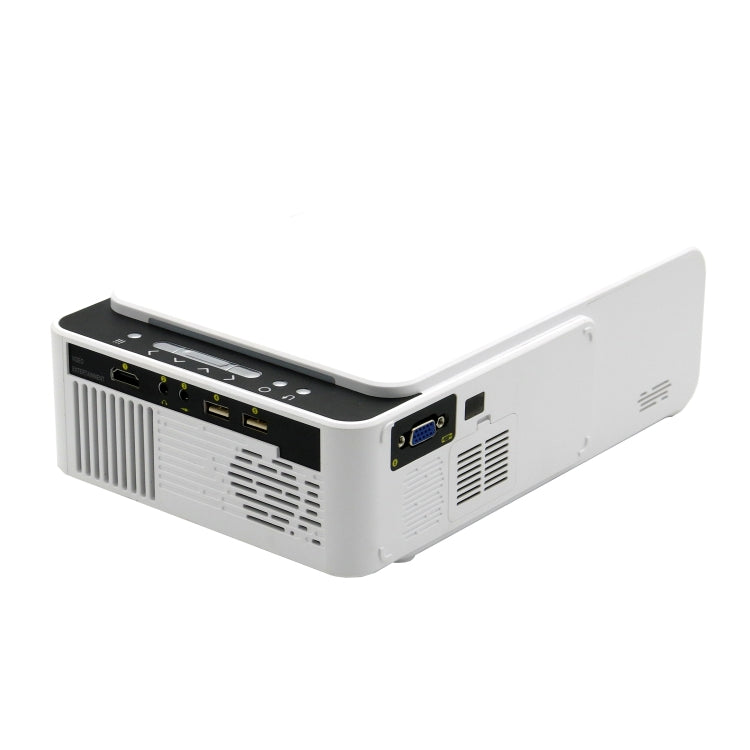 جهاز عرض ذكي T5 بتقنية LED+LCD، 100 لومن ANSI، دقة 800x400، 480P، يدعم HDMI / بطاقة SD / 2 × USB / صوت 3.5 مم، النسخة العادية، النسخة العادية