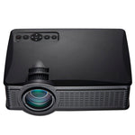 جهاز عرض مسرح منزلي LY-50 1800 لومن بدقة 1280x800 LED مع جهاز تحكم عن بعد، يدعم AV و USB و VGA و HDMI، LY-50