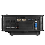 جهاز عرض مسرح منزلي LY-50 1800 لومن بدقة 1280x800 LED مع جهاز تحكم عن بعد، يدعم AV و USB و VGA و HDMI، LY-50