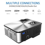 جهاز عرض ذكي Cheerlux C9 بدقة 1280x720 720P HD، يدعم HDMI × 2 / USB × 2 / VGA / AV، C9 (أسود)، C9، C9 (رمادي أسود)
