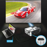 جهاز عرض ذكي Cheerlux C9 بدقة 1280x720 720P HD، يدعم HDMI × 2 / USB × 2 / VGA / AV، C9 (أسود)، C9، C9 (رمادي أسود)